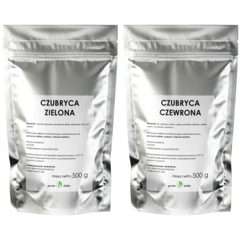 Czubryca zielona + czubryca czerwona - zestaw 2x200g